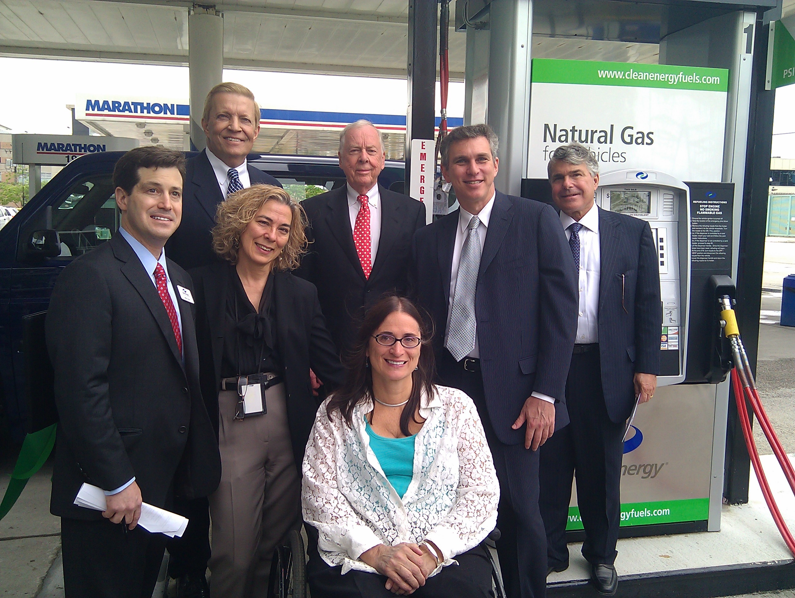 CNG Fueling Station Grand Opening. Photo courtesy of the Chicago Dispatcher.