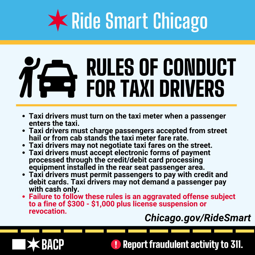 Rule of Conduct for Taxi Drivers