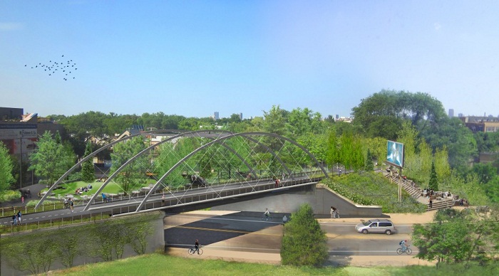 Future Milwaukee Bridge for Bloomingdale Trail