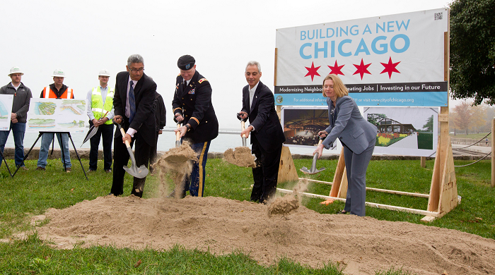 Fullerton Revetment Groundbreaking