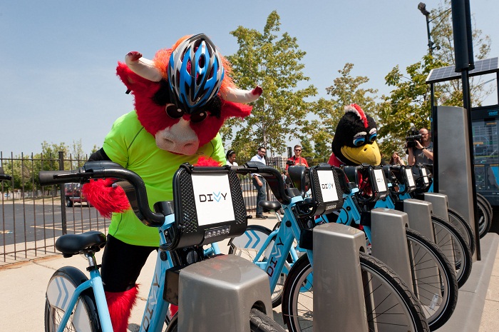 Parking  Divvy Bikes