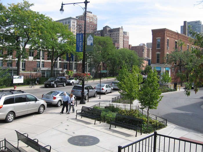 Streetscape installation, Lincoln Park