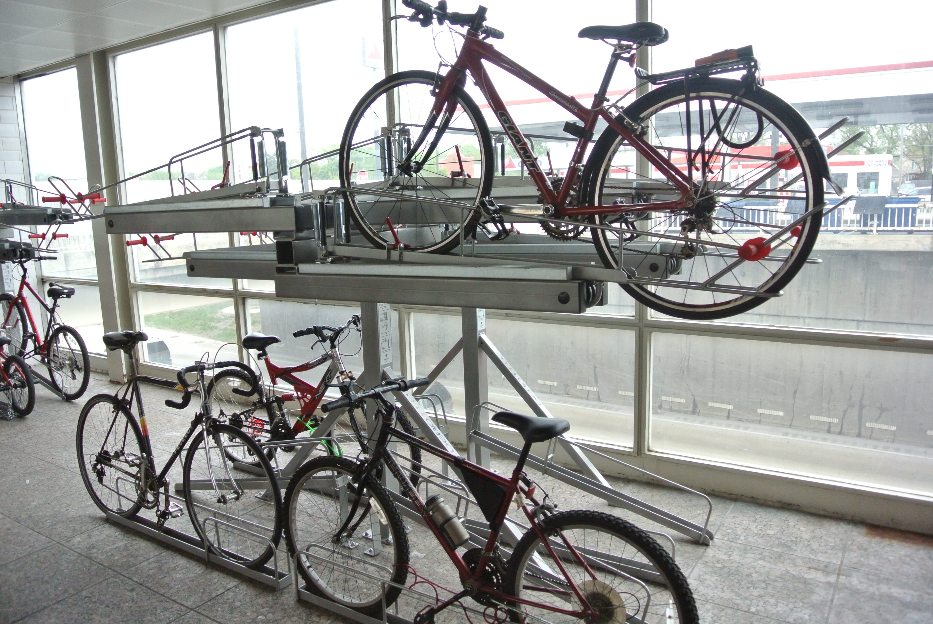 High-Capacity Bike Racks
