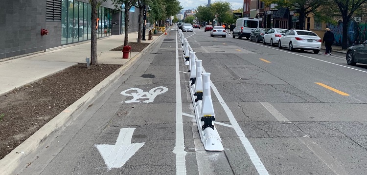 CDOT, Alderman La Spata Showcase New Protected Bike Lanes