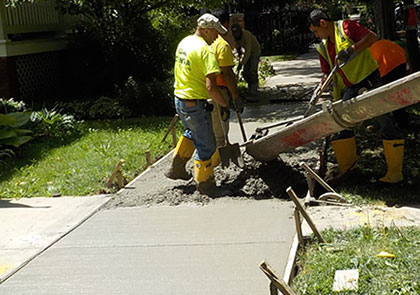 Sidewalk Installation