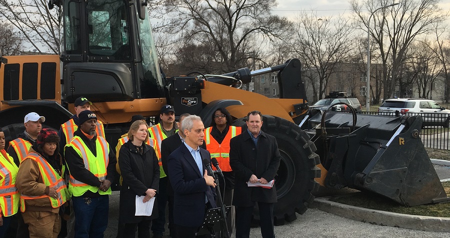 Mayor Emanuel Kicks Off First City Service Blitz of the Season