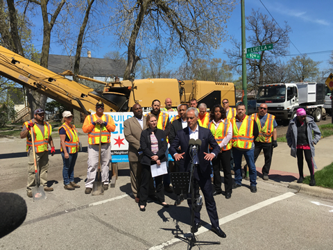 Press Conference Press Conference on Street Paving Season