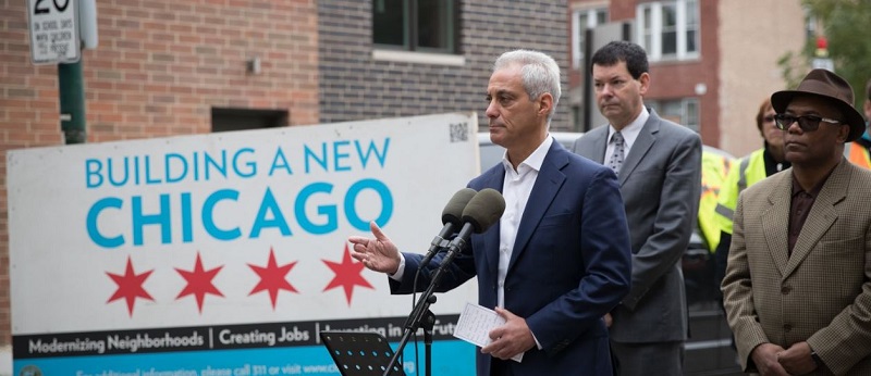 Mayor Emanuel Announces City Has Surpassed 2000 Miles