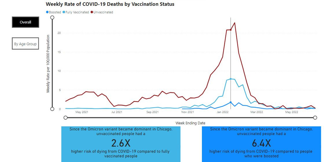 COVID Deaths by Vaccination Status