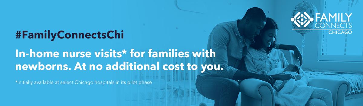 Family Connects Banner - parents and baby