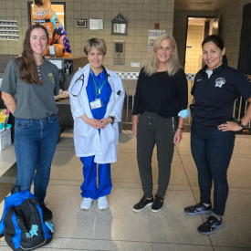 thumbnail - MRC volunteers of different professional backgrounds: an EMT, a doctor, a nurse