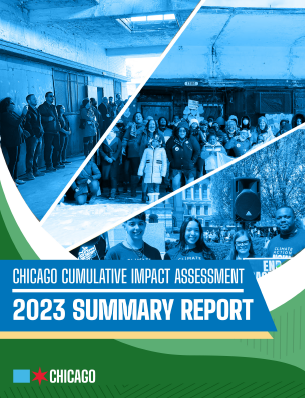 click to download the Chicago Cumulative Impact Assessment 2023 Summary Report