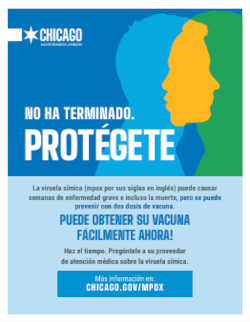 Mpox Protect Yourself flyer - Spanish