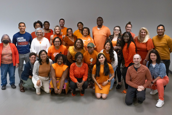 CDPH staff wears orange CDPH staff wears orange
