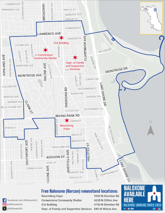 Chicago Narcan Newstand Locations