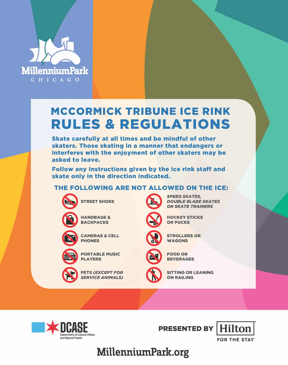McCormick Tribune Ice Rink Rules & Regulations