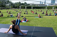 Calendar (Millennium Park Summer Workouts pictured)