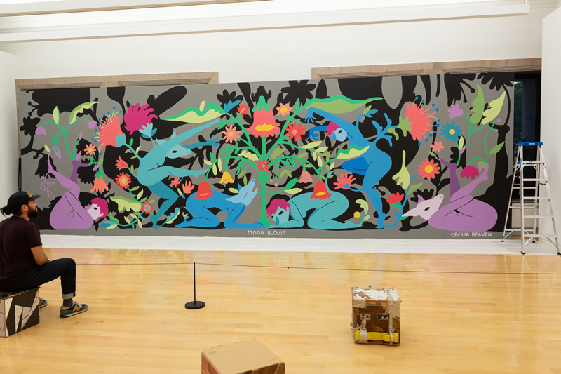 Exquisite Canvas: Mural Takeover by Cecilia Beaven, Miguel A. Del Real, and Anna Murphy