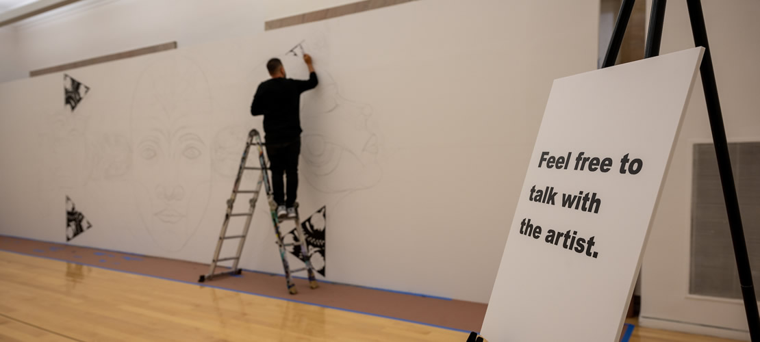 Exquisite Canvas: Mural Takeover by Andy Bellomo, Stephanie ‘Stef Skills’ Garland, and Gabriel Villa