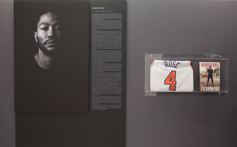 Giving Back: The Soul of Philanthropy Reframed and Exhibited (Derrick Rose pictured)