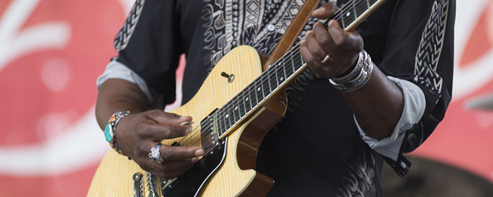 Year of Chicago Music (performer playing the guitar)