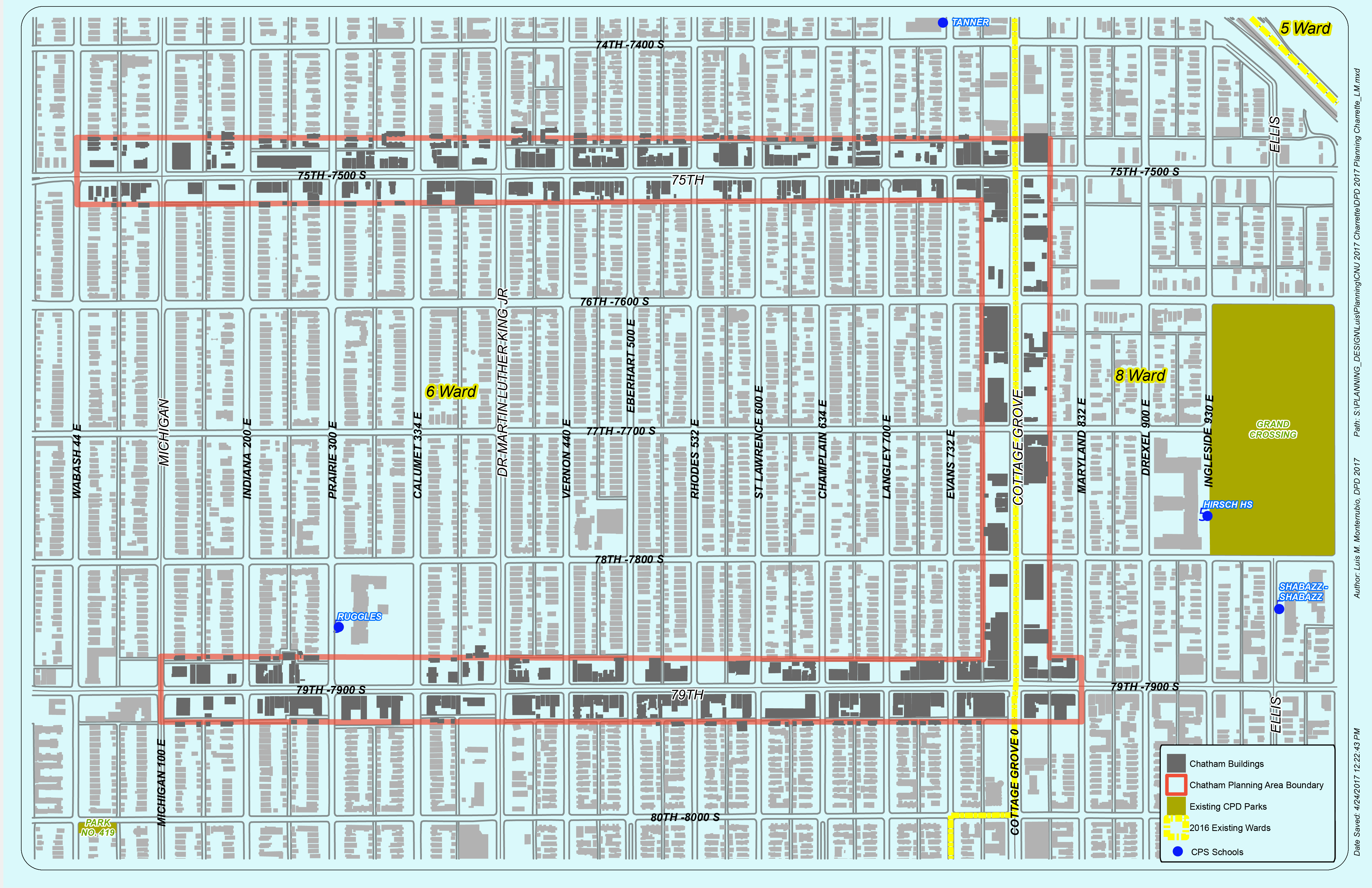 Chatham planning map