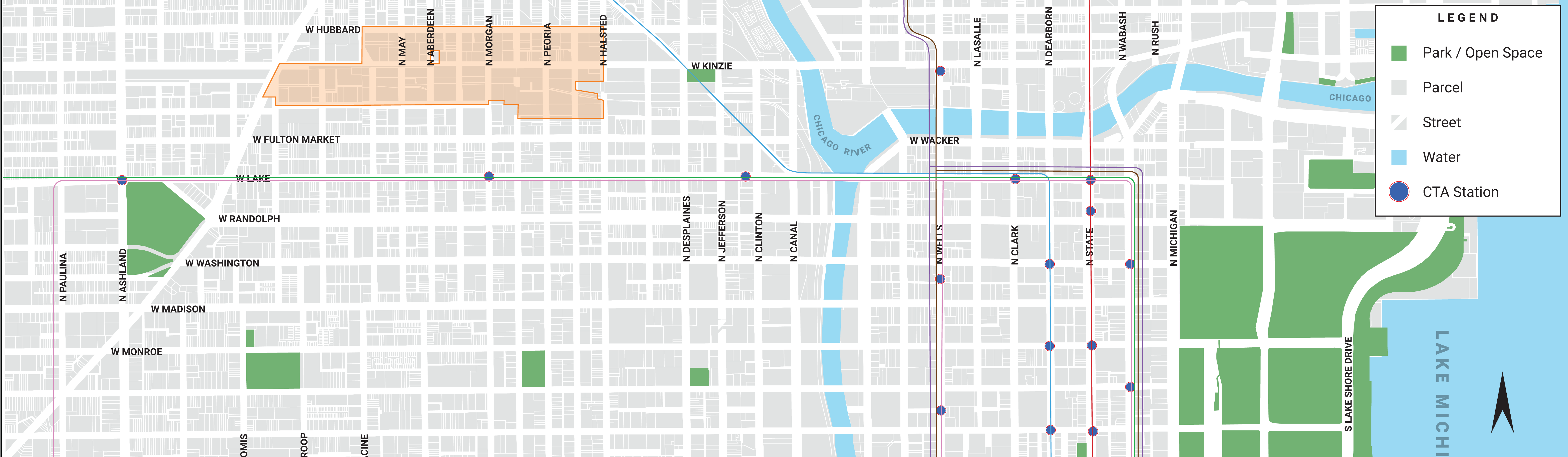 Kinzie Zoning Map