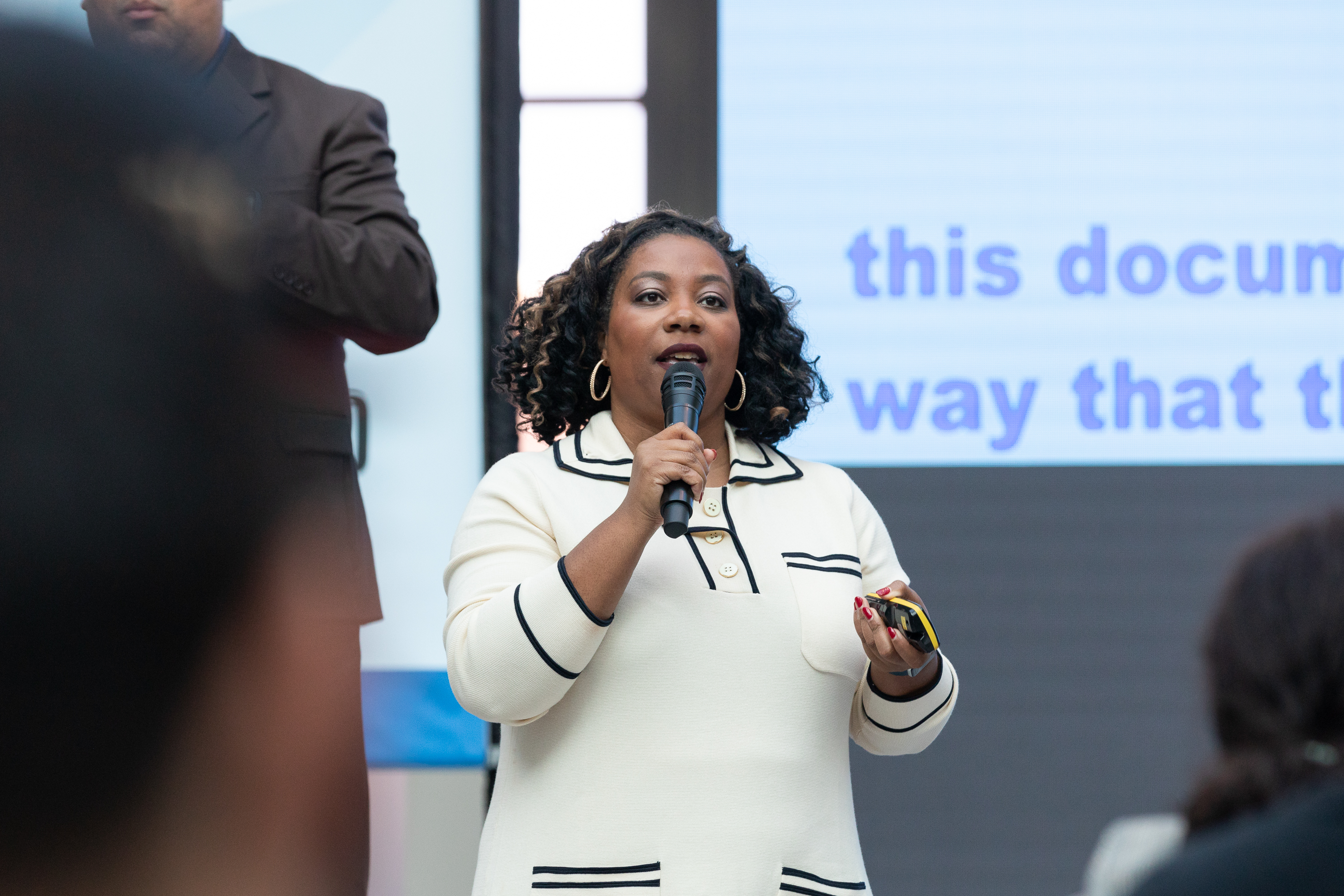 Budget Director, Annette Guzman speaks at the 2023 Chicago Youth Budget Roundtable