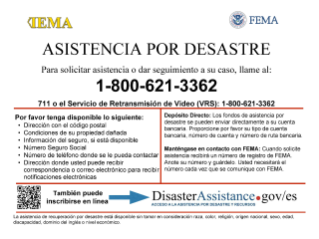 Social Post - Disaster Assistance Registration Flyer - Spanish.jpg