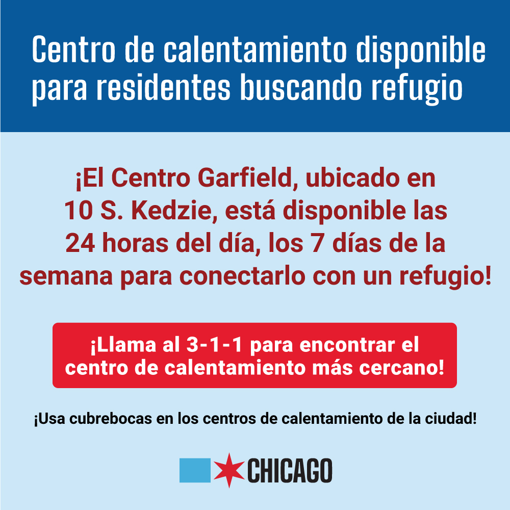 Chicago Warming Centers - Spanish