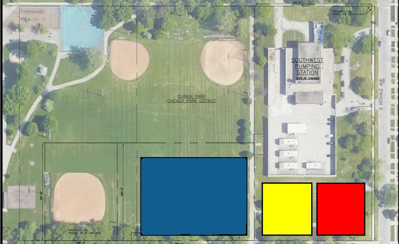 SWPS Additions and Suction Well Location Map