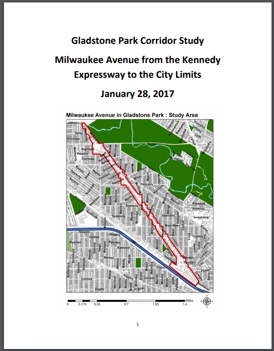 Gladstone Park Corridor Study cover