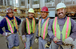 A bunch of tradesmen