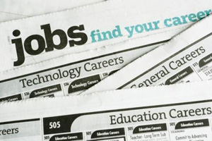 Jobs Section of Newspaper