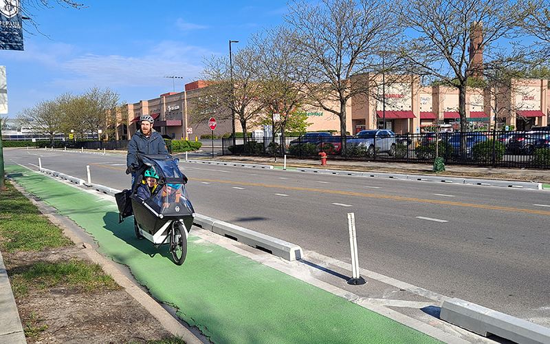 Pre-Cast Concrete Barrier Protected Bikeways