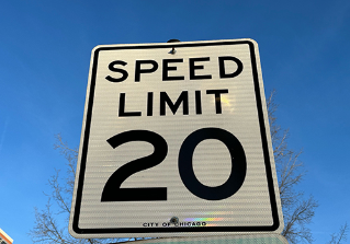 20 MPH Speed Limit sign