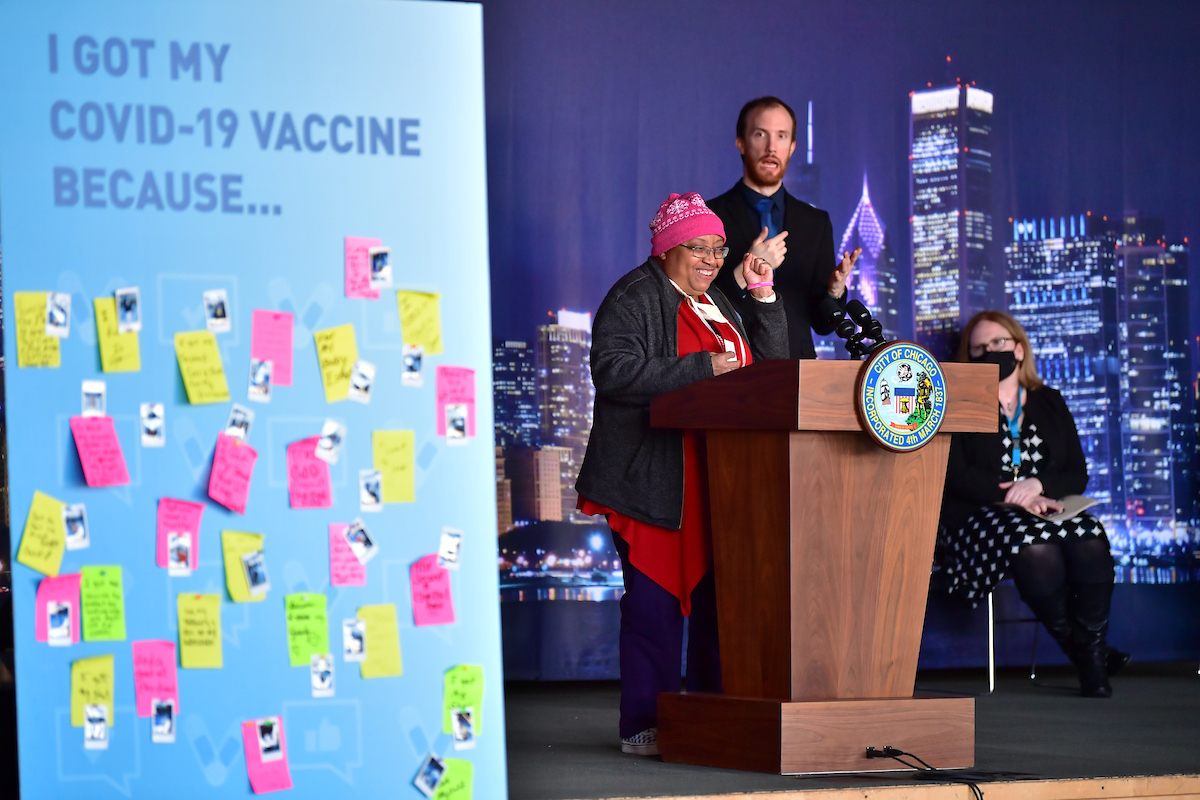 CDPH and DFSS Join Shelter and Community Health Leaders to share updates on vaccination for residents experiencing homelessness