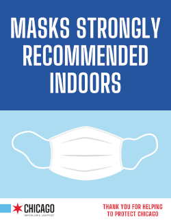 Masks Strongly Recommended Indoors