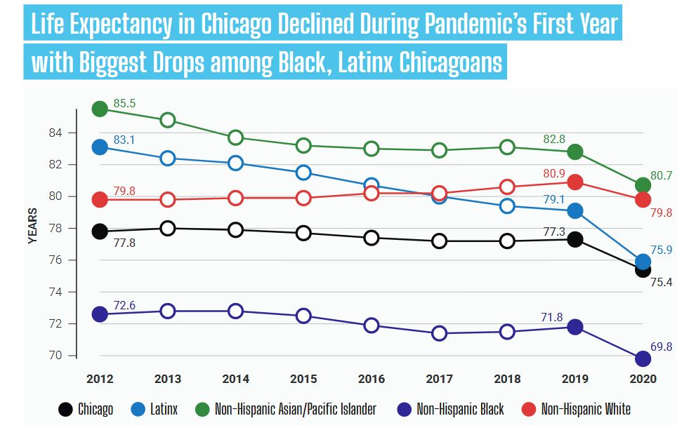 Life Expectancy Gap Data Graph