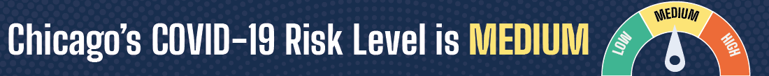 CDC Community COVID-19 Risk Level - Medium CDC Community COVID-19 Risk Level - Medium