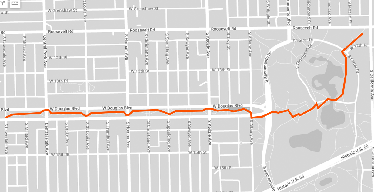 South Side Walking Map South Side Walking Map