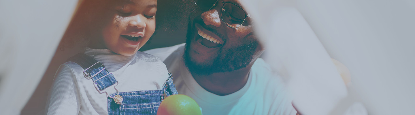 Summer Support for Parents toddler and father smiling together