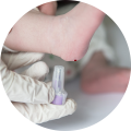 icon - Bilirubin infant's heel being pricked