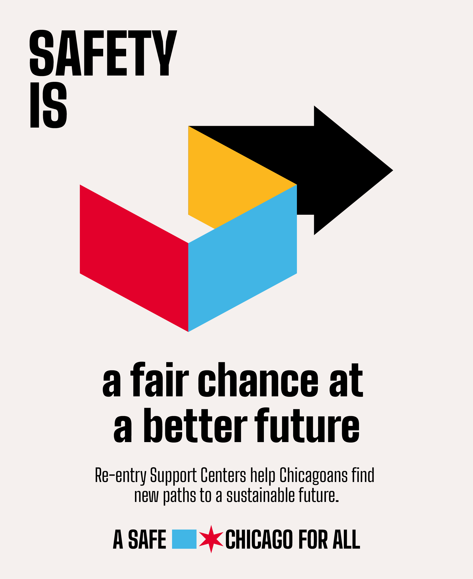 banner - Safety is a fair chance at a better future