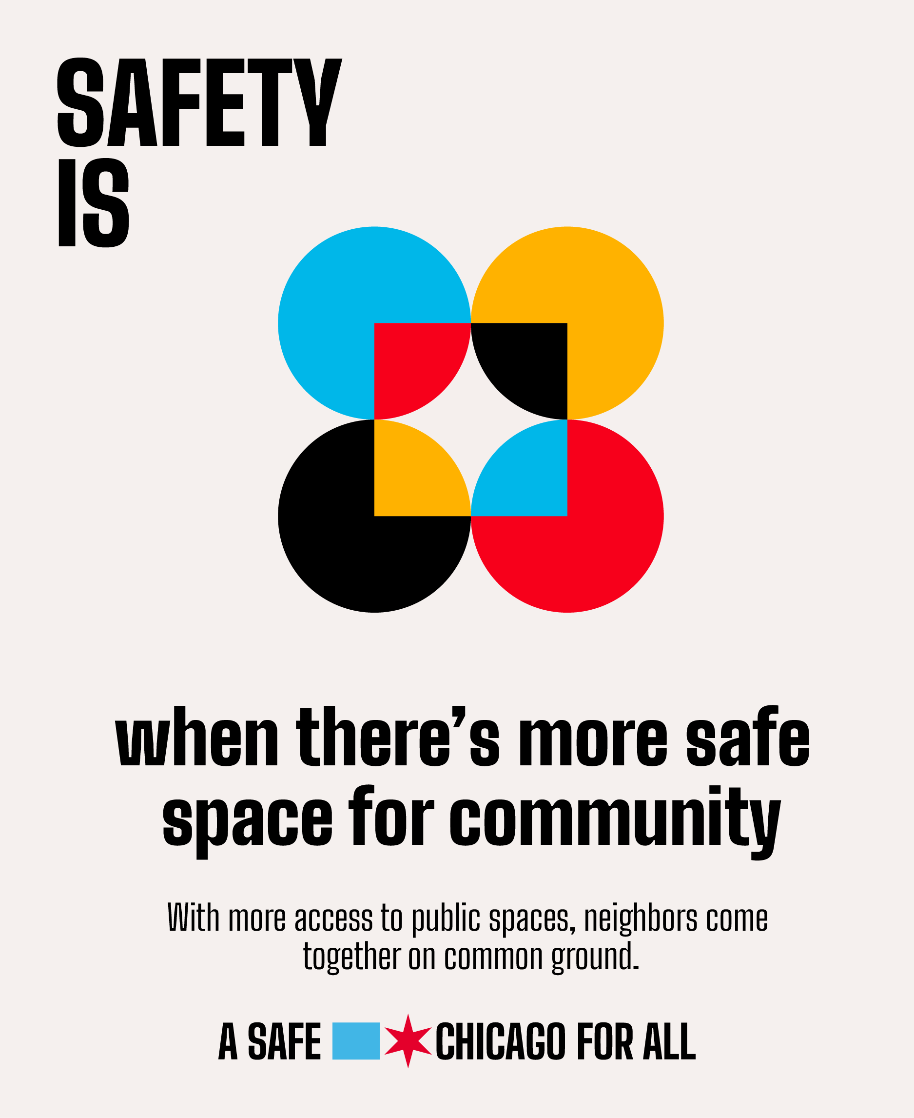 banner - Safety is when there;s more safe space for community