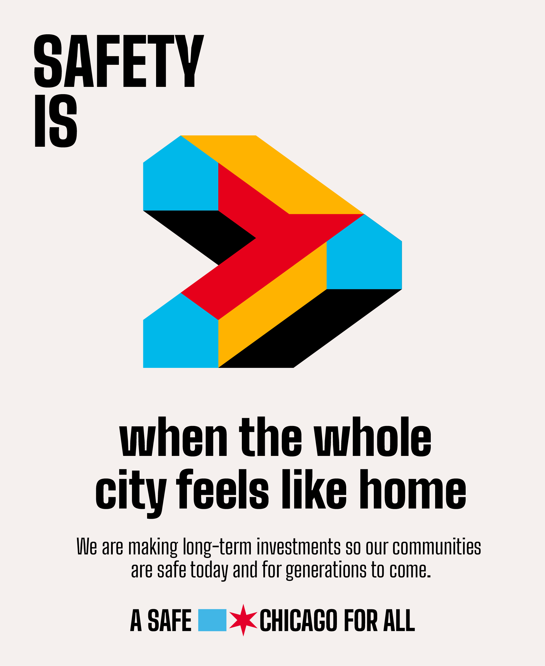 banner - Safety is when the city feels like home